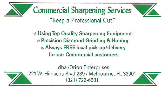 Sharpening services